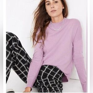 Madewell Lilac Turtleneck Sweater